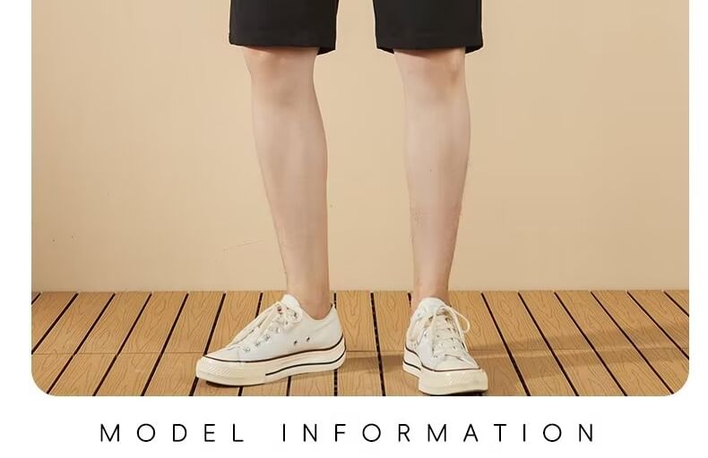 Antaeus - Mid Rise Plain Shorts