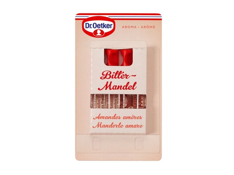 Dr.Oetker Aroma Bitter-Mandel 4er 8g Intensives Mandelaroma für feine Backkreationen