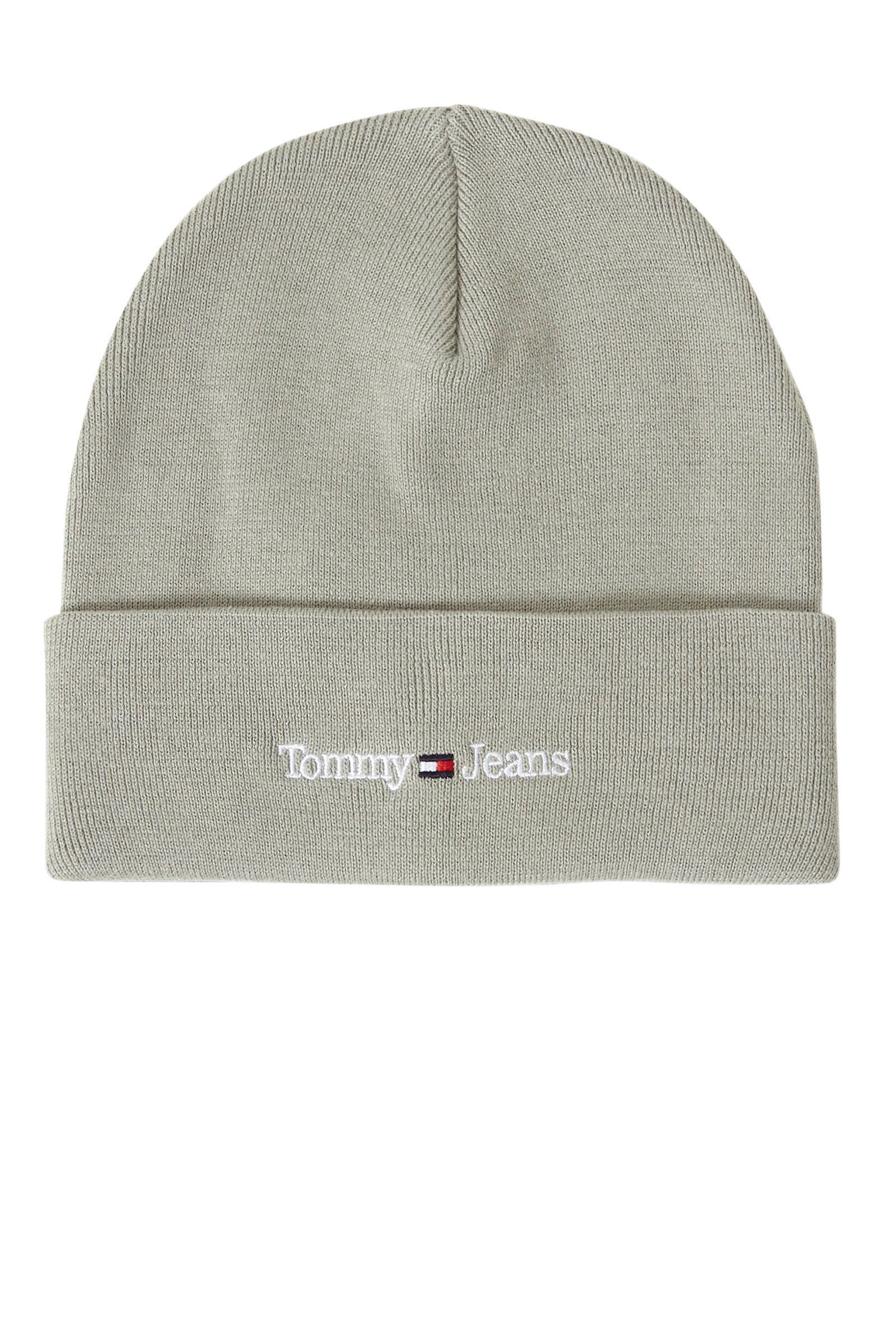 Tommy Jeans muts grijsgroen