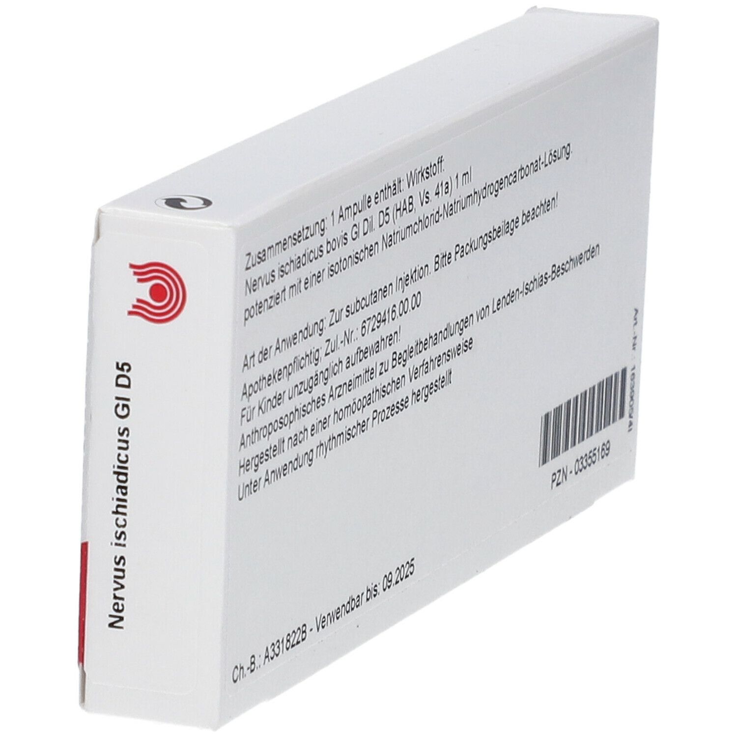 WALA® Nervus Ischiadicus Gl D 5 Amp.