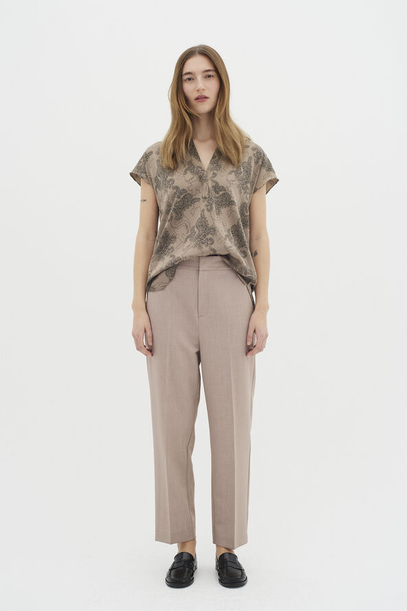 InWear LikoIW Print Top Paisley desert taupe