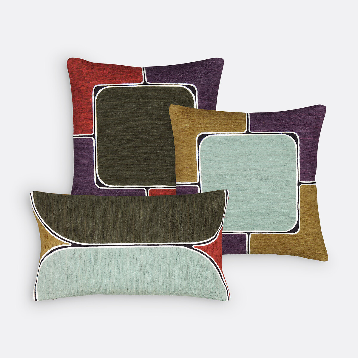 LA REDOUTE INTERIEURS<br>Capa de almofada 45 x 45 cm algodão, Biaco
