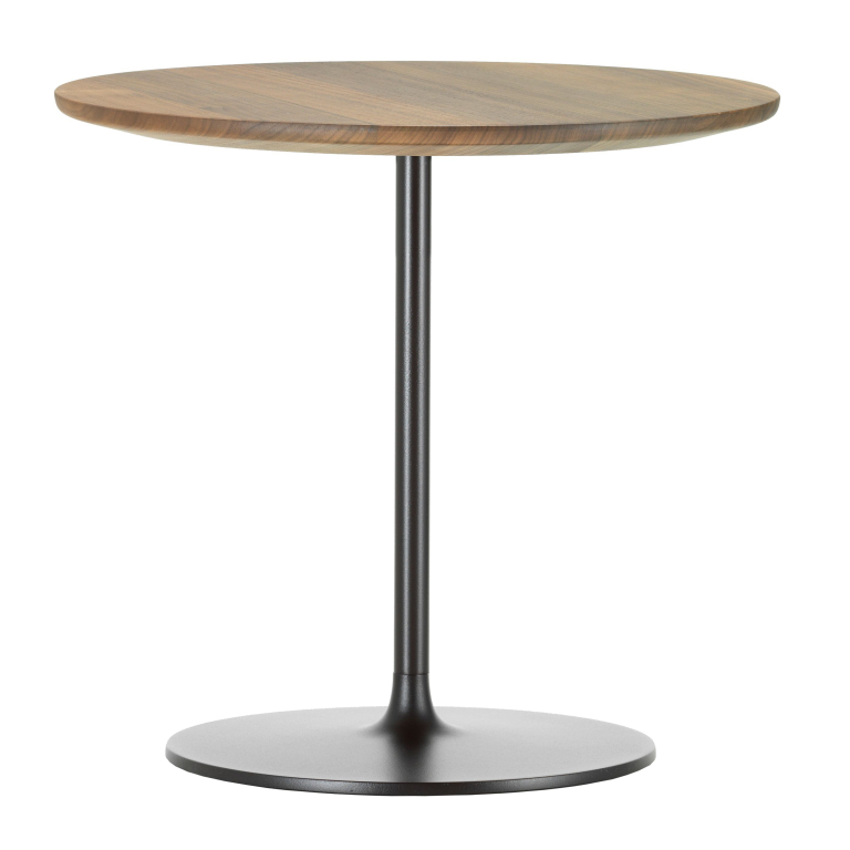 Vitra Occasional Low bijzettafel 45 chocolade kleur gepoedercoat aluminium