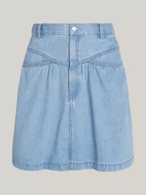 Minissaia jeans chambray