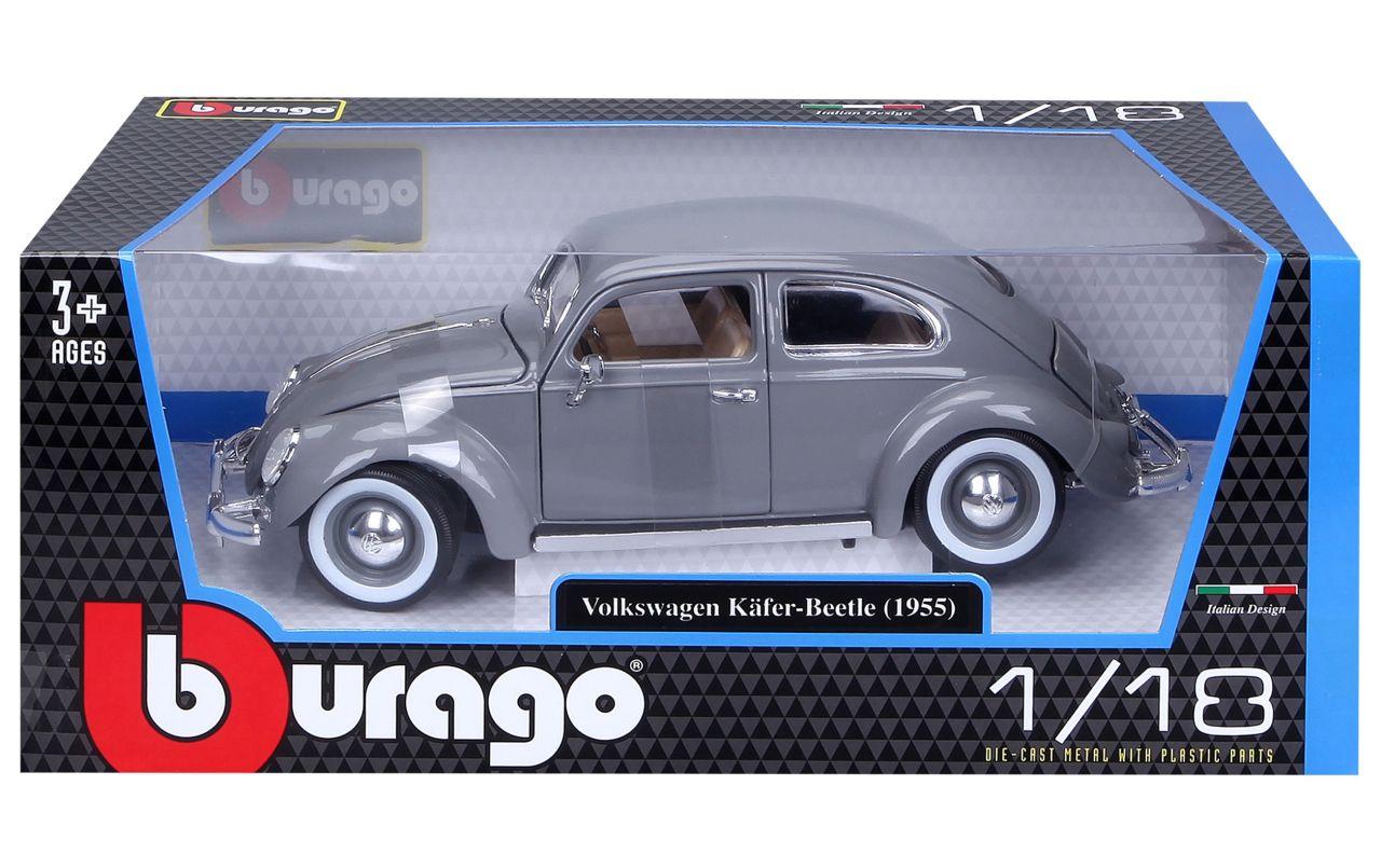 Volkswagen Käfer 1955 Grau 1:18Sammlermodell im Massstab 1:18