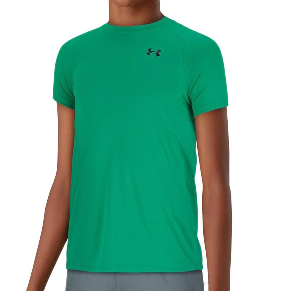 Under Armour Maillot de sport Vert Garçon Under Armour Tech 2.0 SS