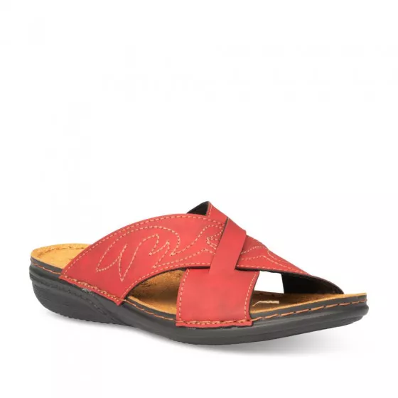 Mules ROUGE EVITA
