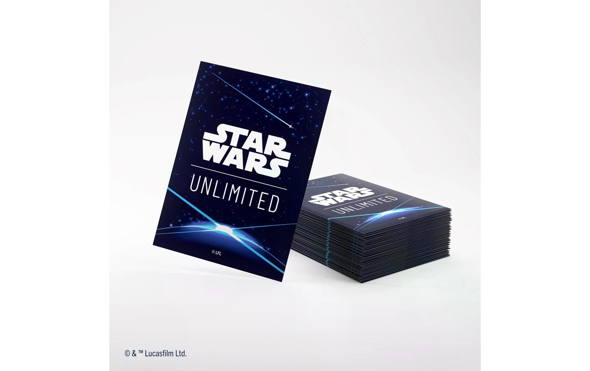 Kartenhülle Art Sleeves Space Blue 60 +1 Stk.Bedruckte Kartenhüllen in Standardgrösse