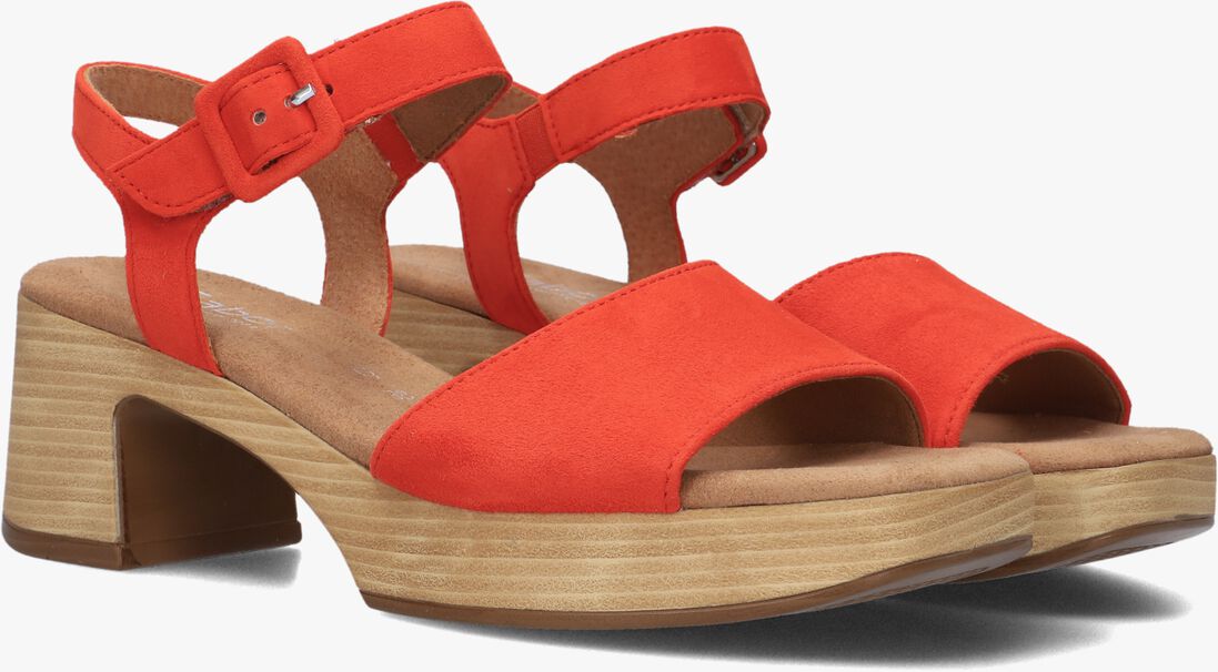 oranje gabor sandalen met hak 721.1.0