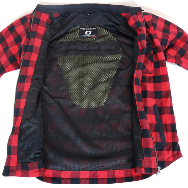 Harisson - Surchemise Ranger Noir / Rouge