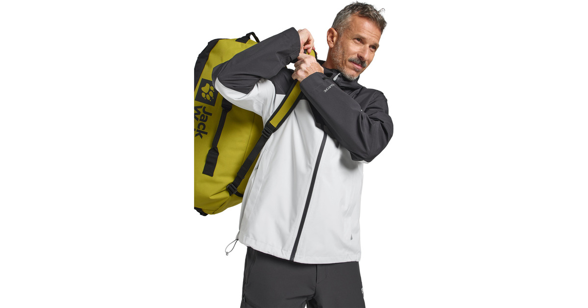 Jack WolfskinAll-in Duffle 65 rugzak  (Geel/zwart, 65 liter)