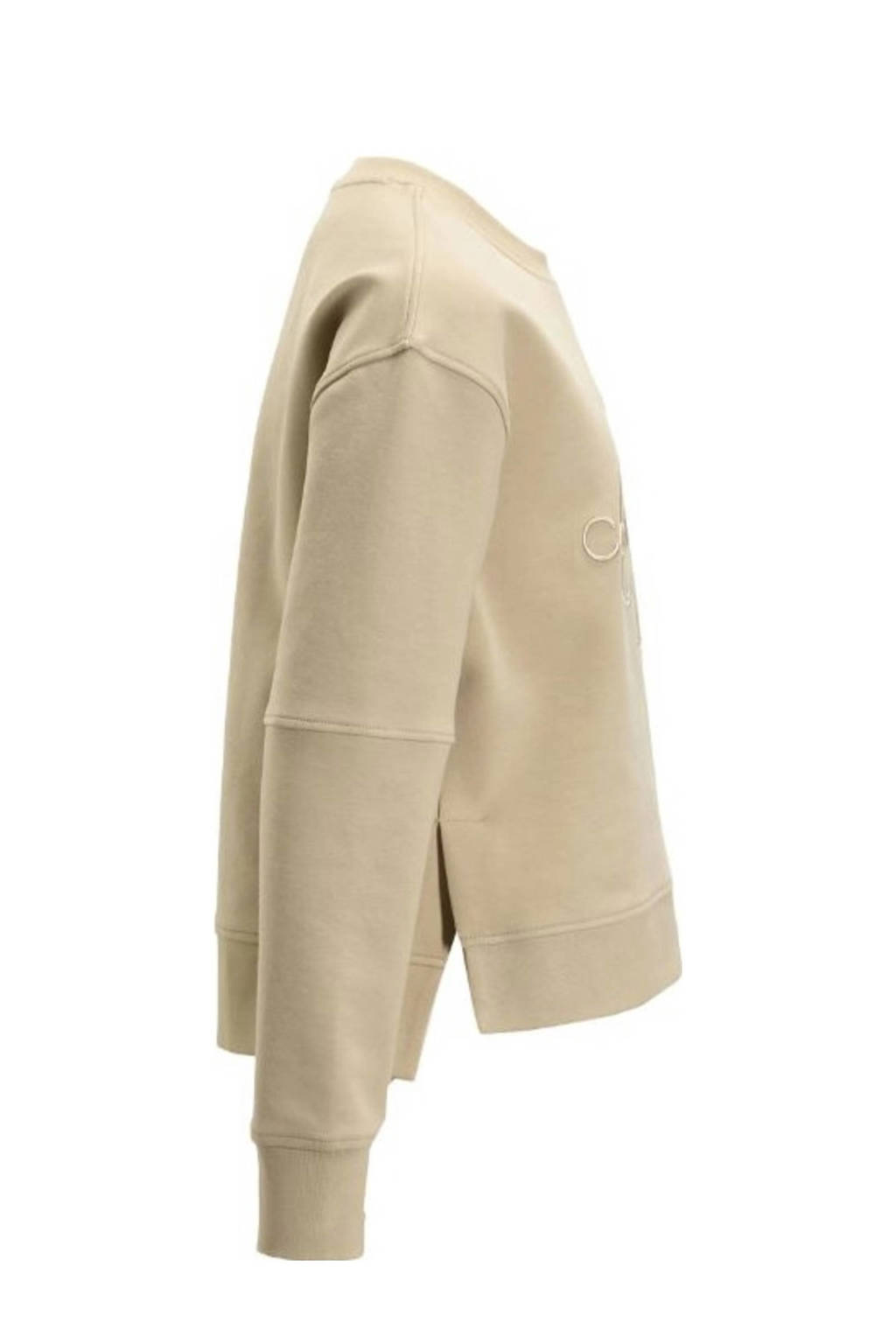 Calvin Klein sweater met logo beige