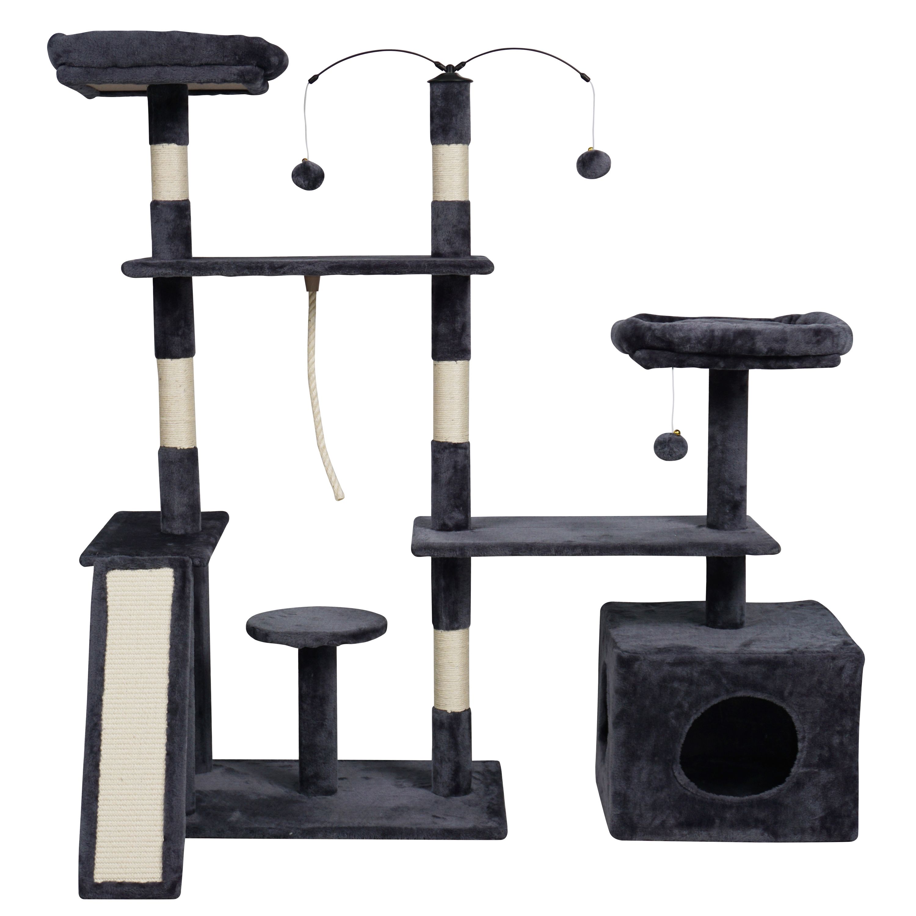 Katzenbaum SMOKY 135 cm anthrazit