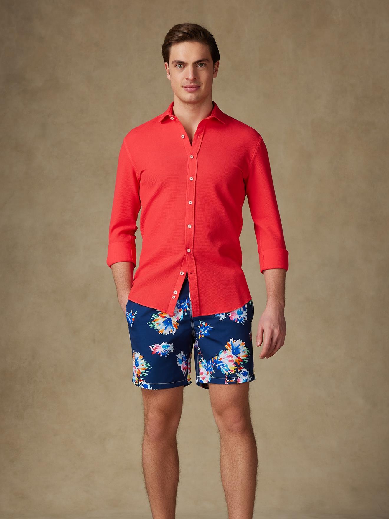 Maillot de bain Sausalito à fleurs marine