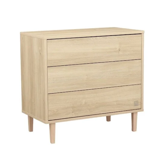 Paloma Commode 3 tiroirs   Bois chêne sépia        de               Sauthon Baby's Sweet Home