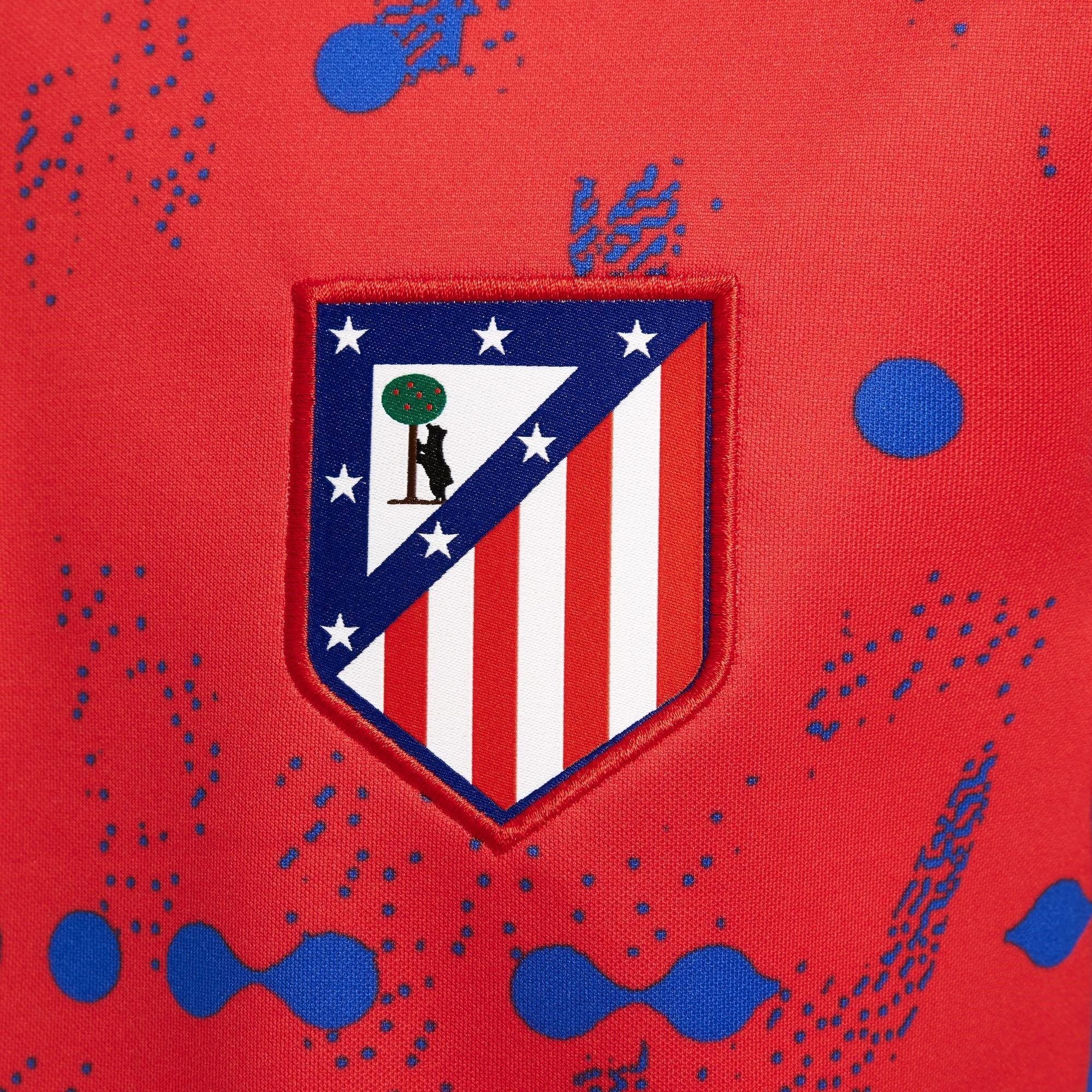 Nike Atletico Madrid Home Pre Match Shirt 2024 2025 Juniors