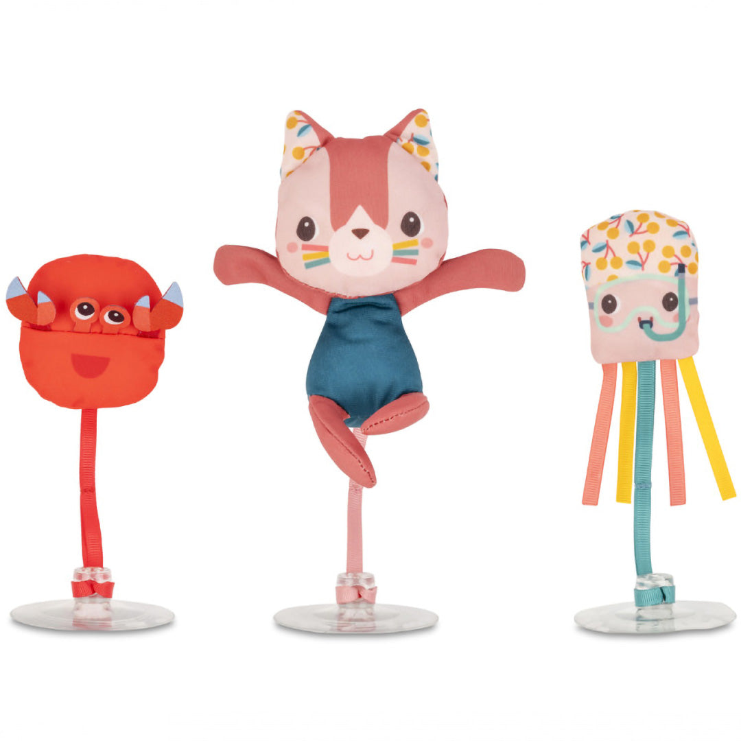 lilliputiens badfiguren met zuignap - jeanne - 3 st