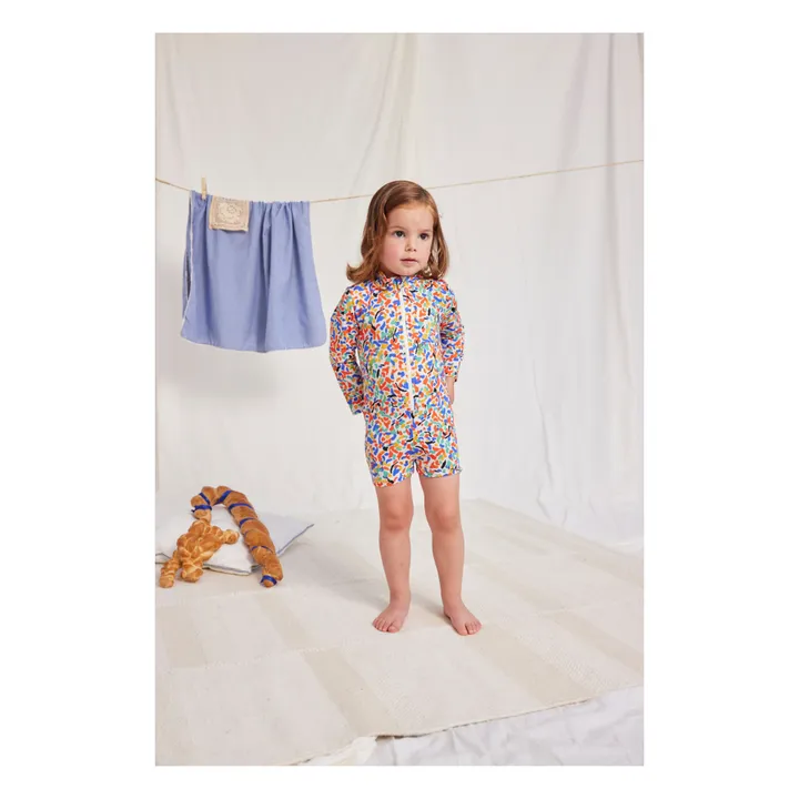 Bobo Choses Combinaison Anti UV Matière Recyclée Confetti Bébé | Rose