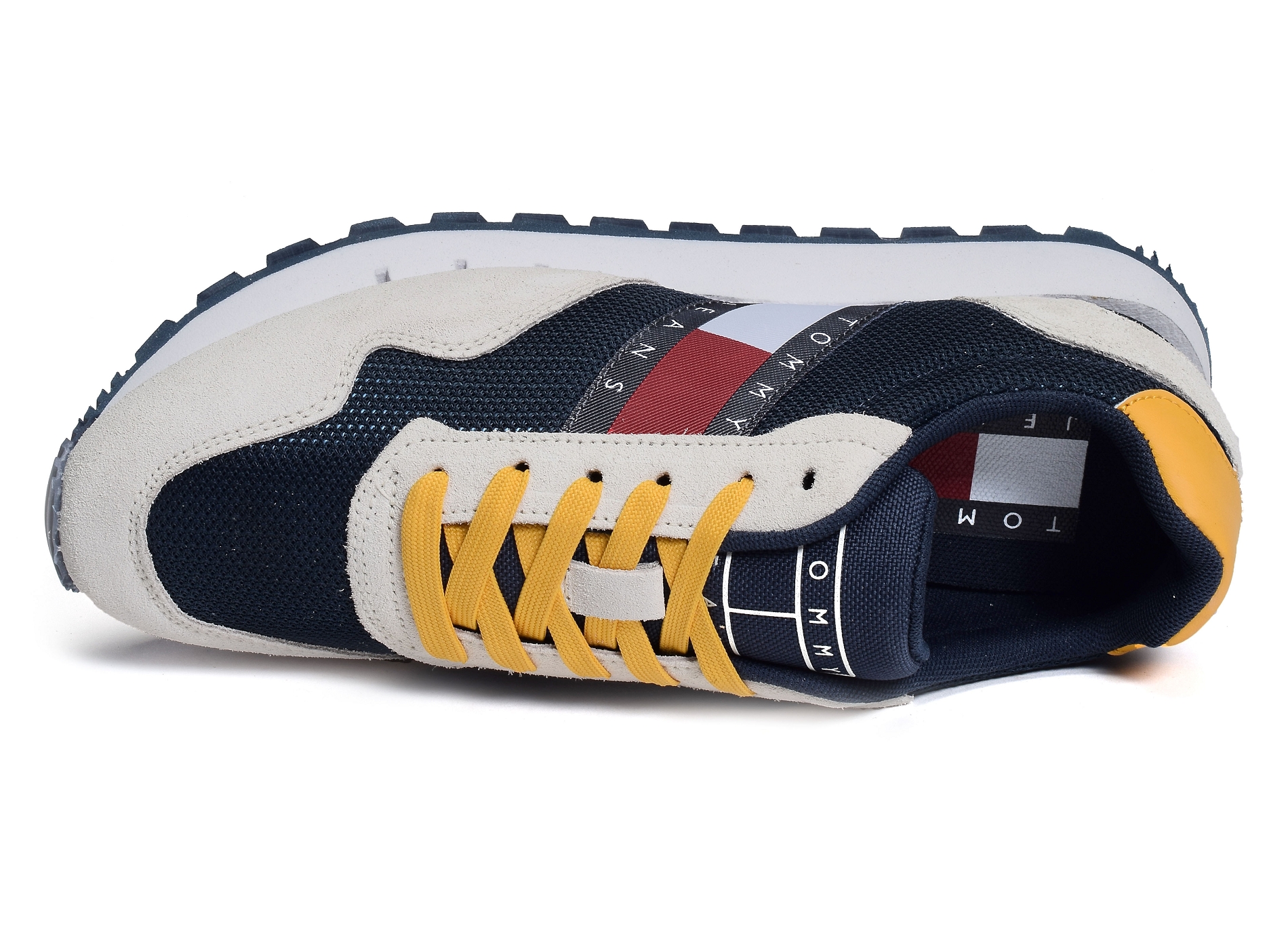 Tommy jeans retro runner mix 0960 beige marine