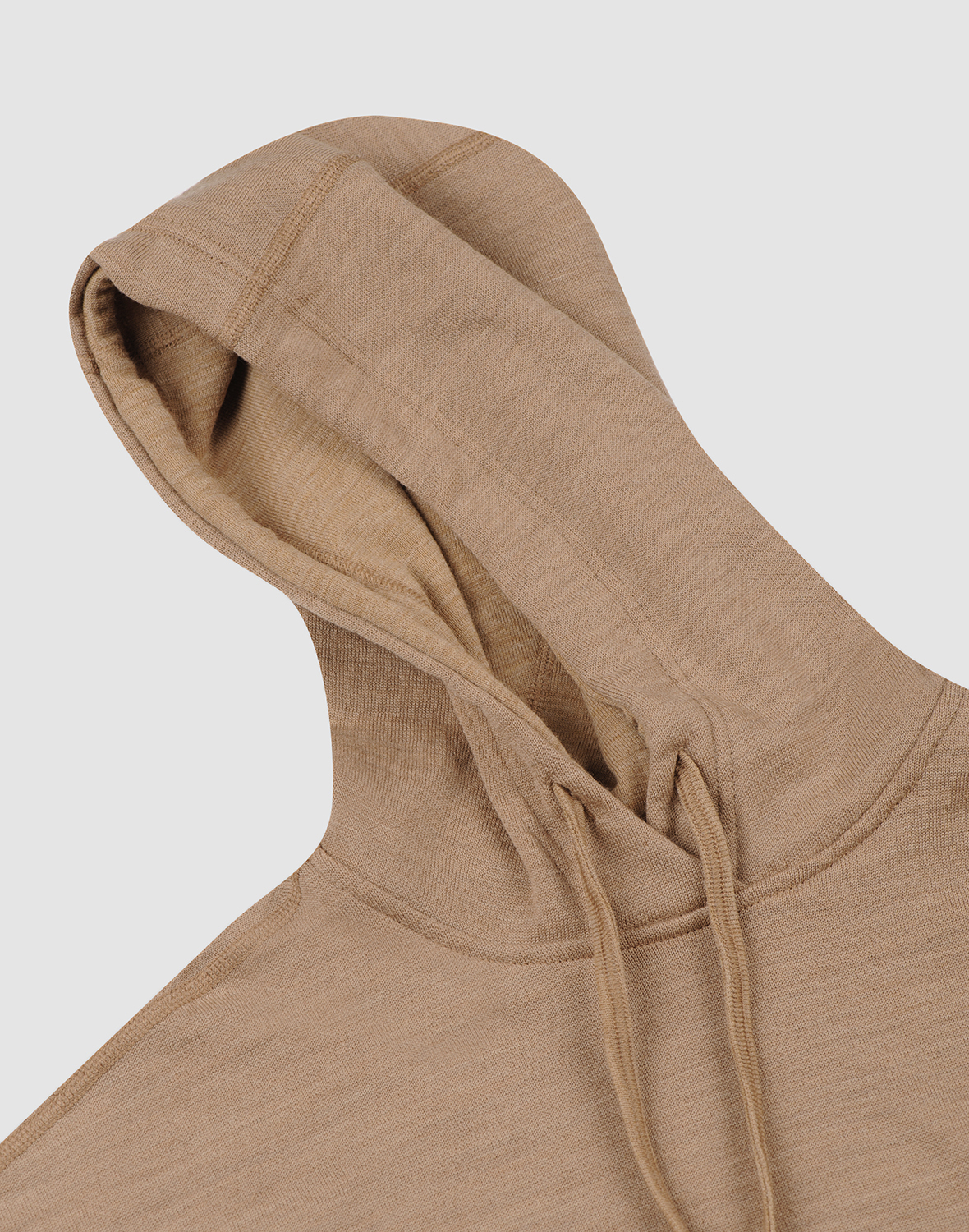 Hoodie van merinowollen terry voor dames - Gratis Verze