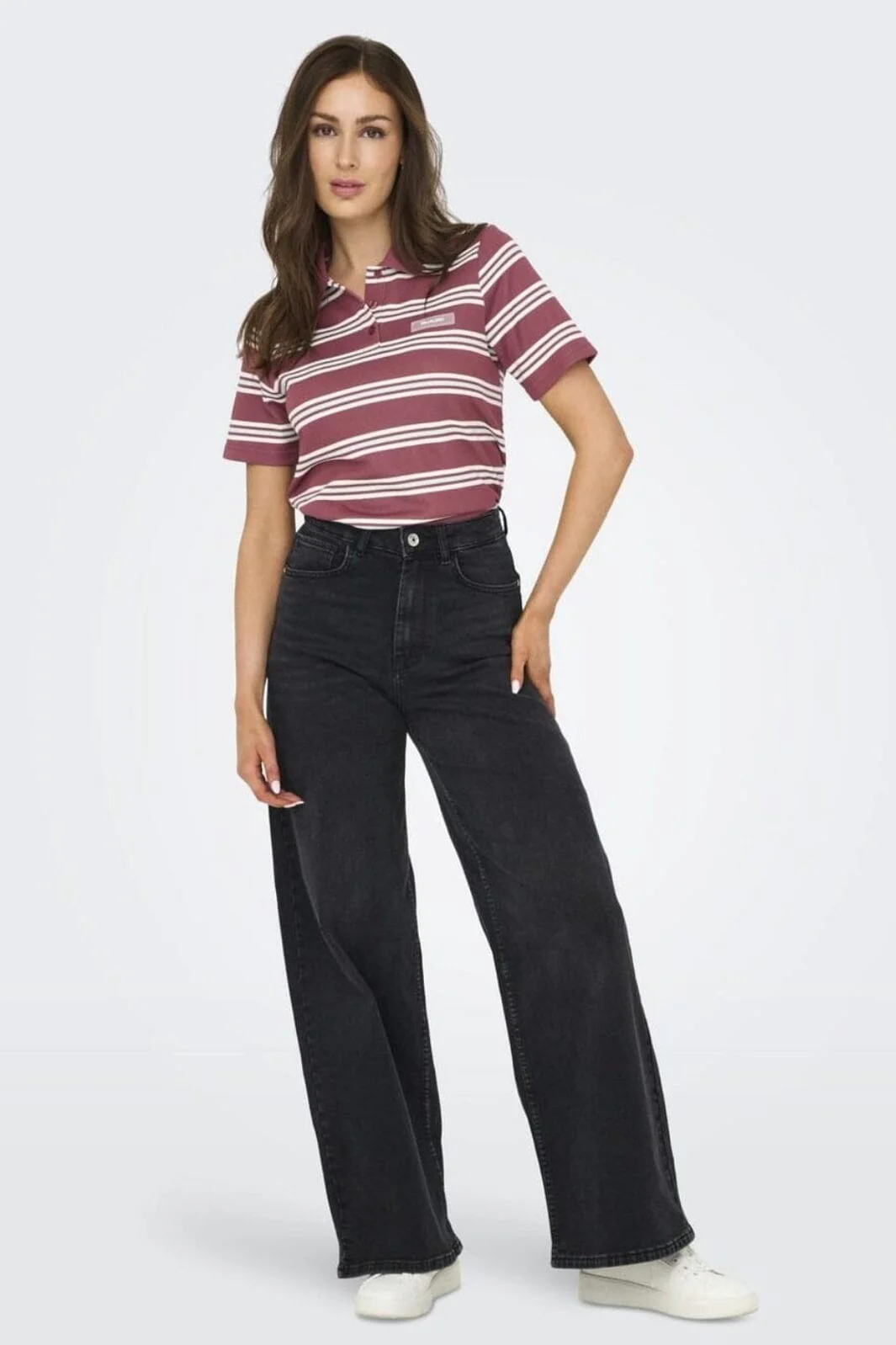 Only Onlevie S/S Polo Top