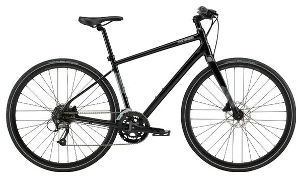Vélo de Ville Fitness Cannondale Quick 3 Shimano Acera/Altus 9V 700 mm Noir Pearl