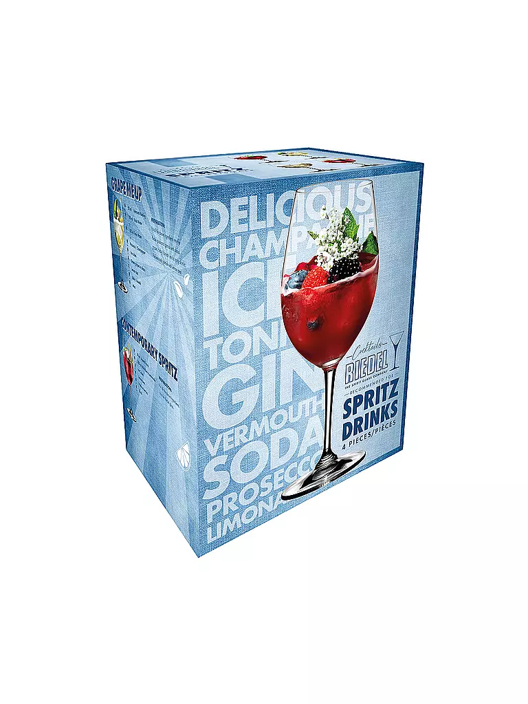 RIEDEL Glas 4er Set Spritz Drinks transparent