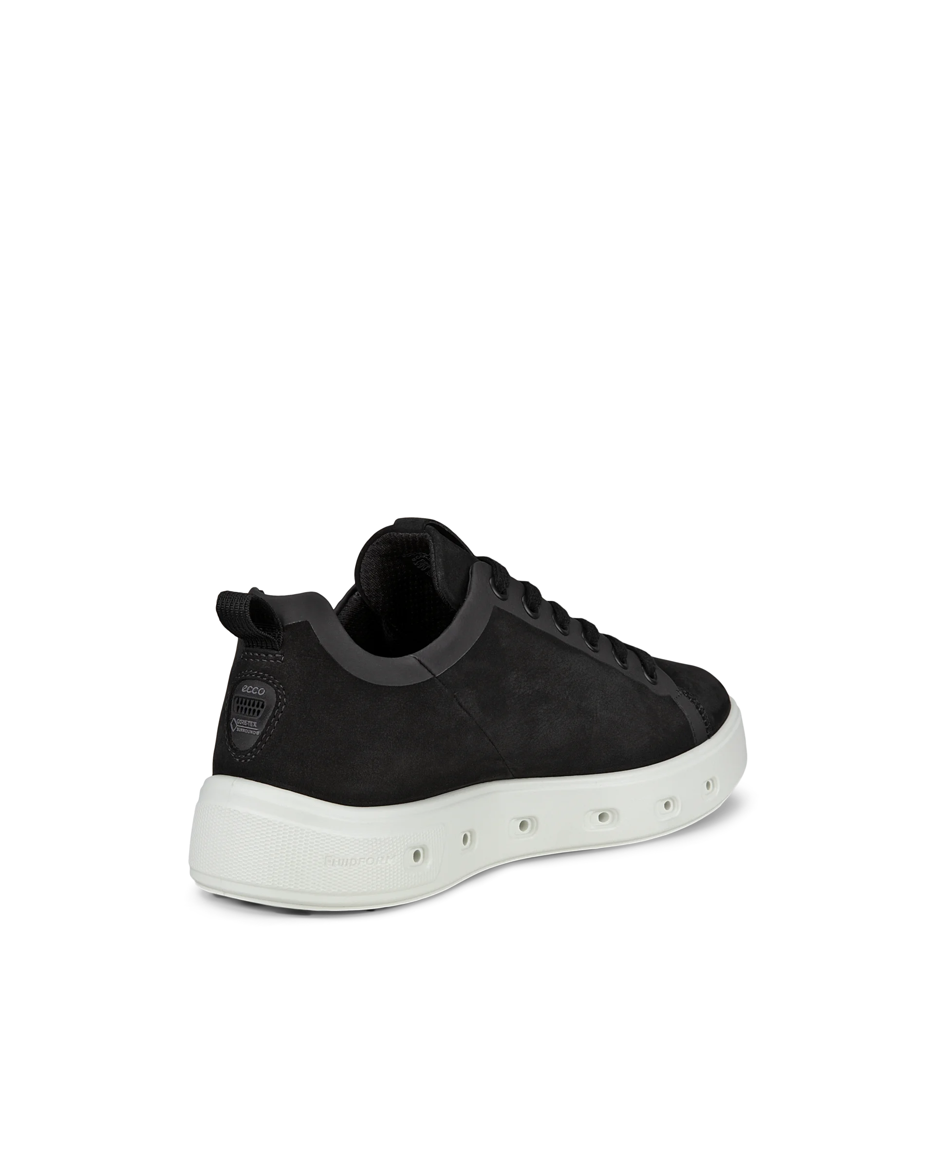ECCO STREET 720 W Damen Sneaker aus Nubukleder mit Gore-Tex Schwarz