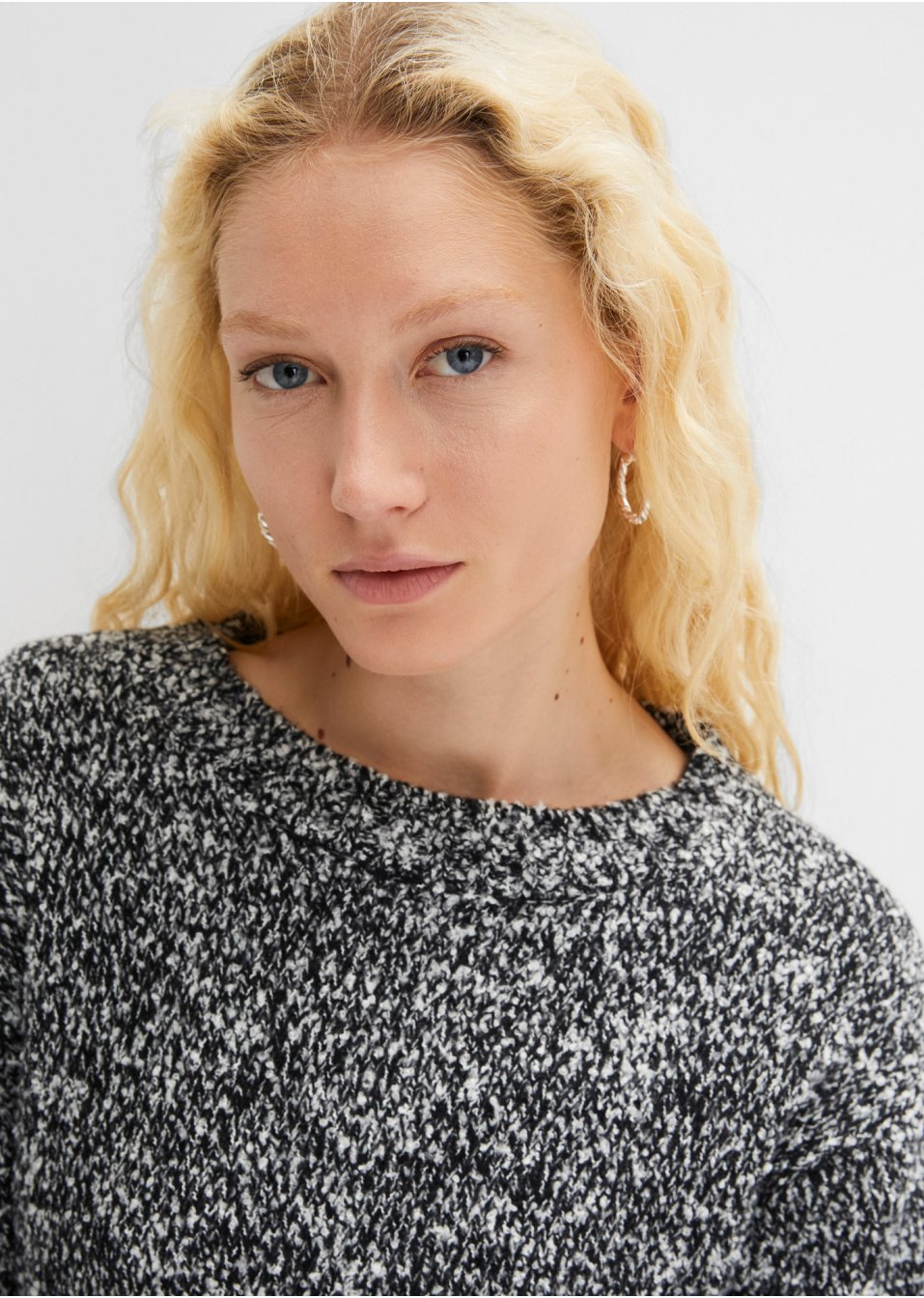 Pull en maille à col rond