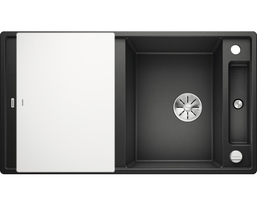 Blanco AXIA III 5 S spoelbak, 915 x 510 mm, antraciet, zonder multifunctionele bak, 523215