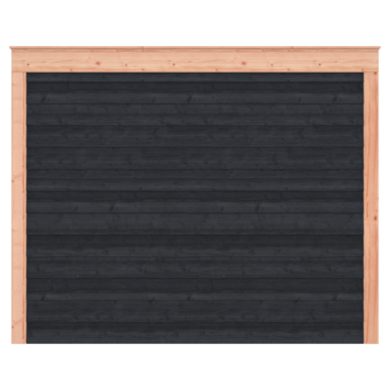 Overkapping Douglas zwart Zweeds Rabat 305x255cm