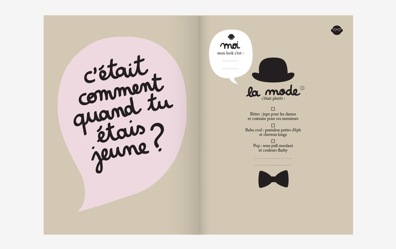 Cahier Papi, mamie et moi Minus Editions