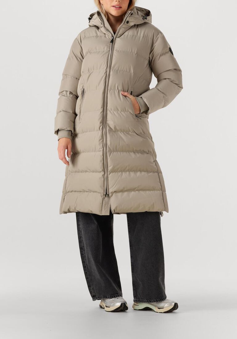 beige airforce gewatteerde jas grace jacket