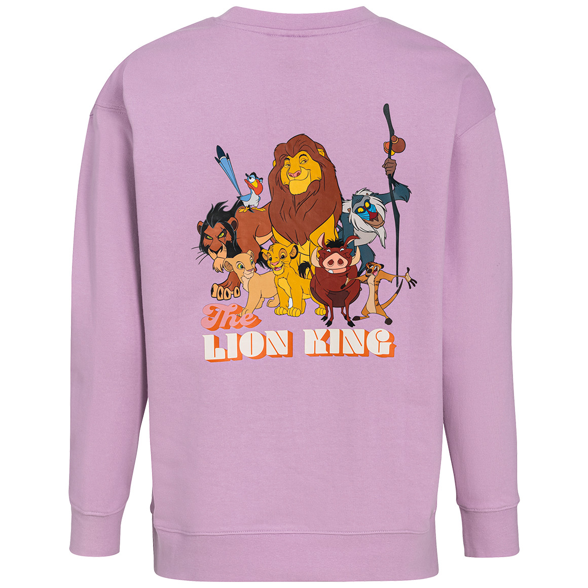 Gina Benotti Disney Classics Sweatshirt mit großem Motiv lila