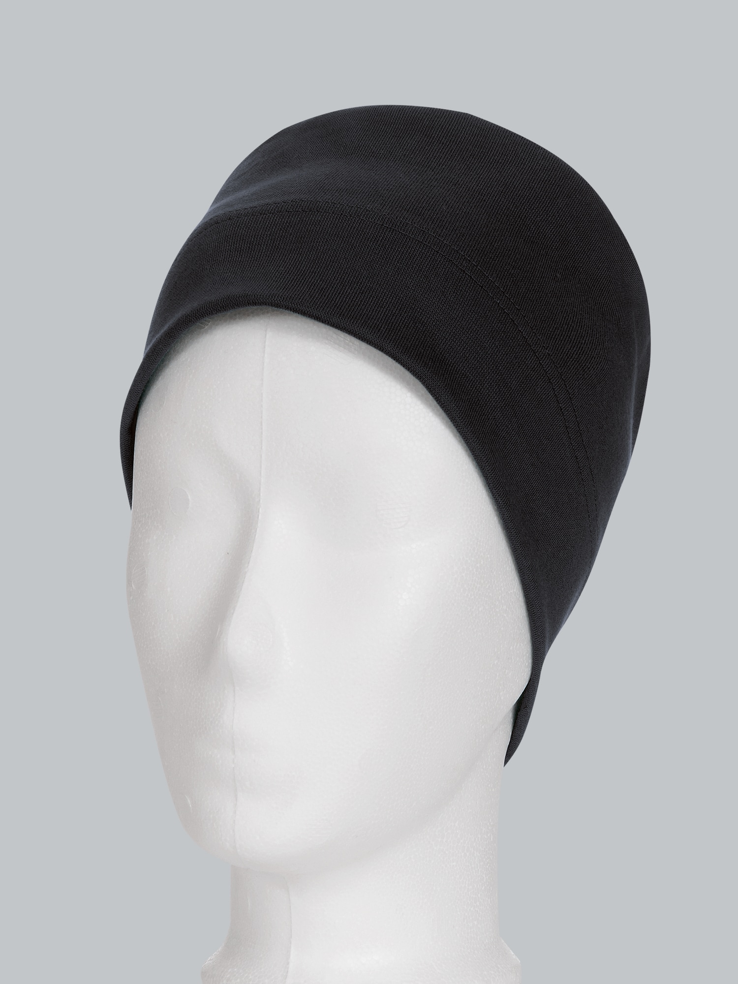 Soft-Cap aus Viskose Schwarz