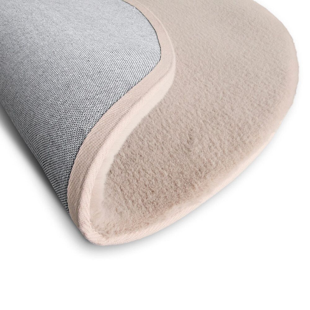 GULVTEPPE SUPERSOFTØ80CM GRÅBEIGE