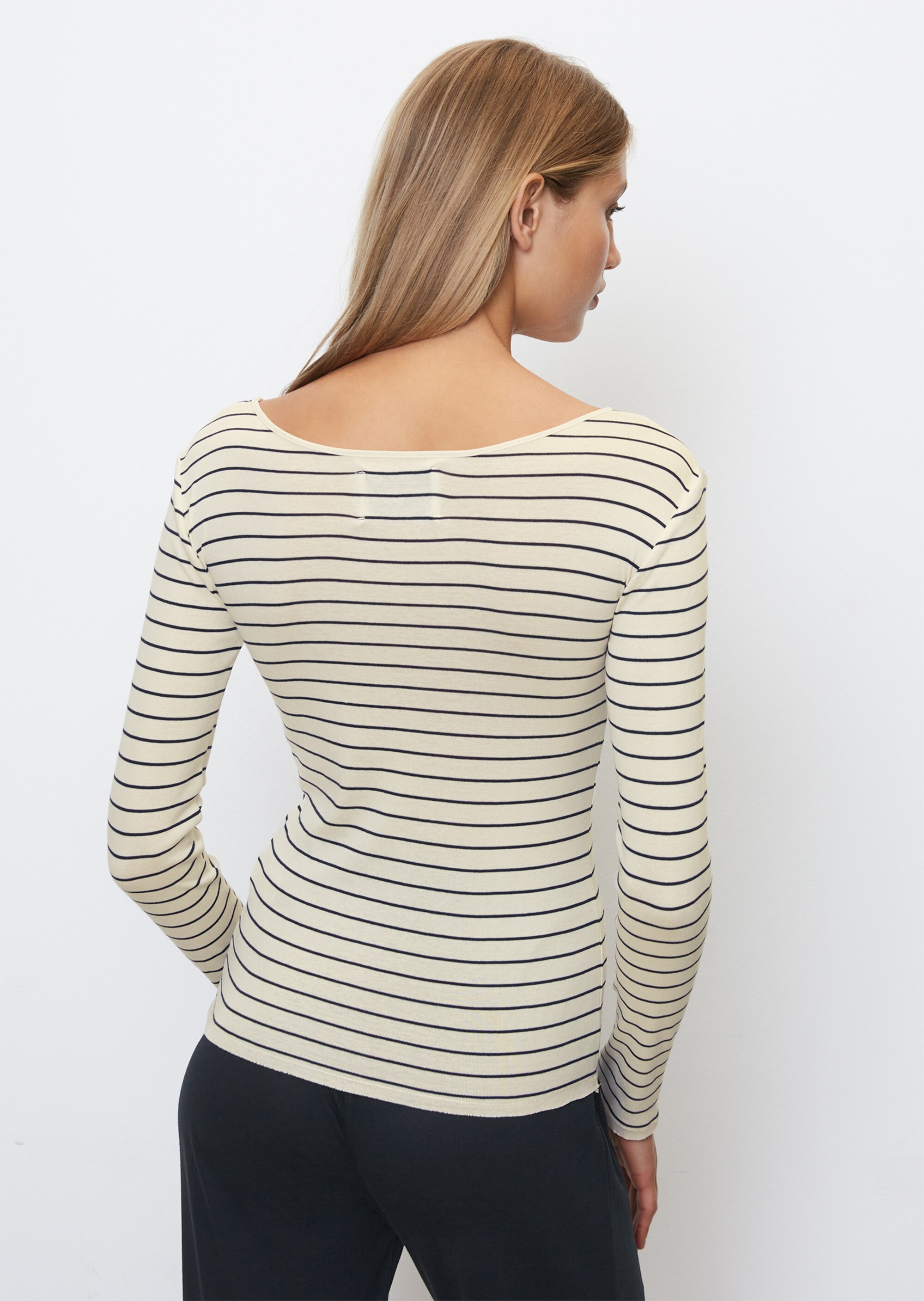 Lounge-Pyjama-Shirt aus softem Modal-Baumwolle-Mix