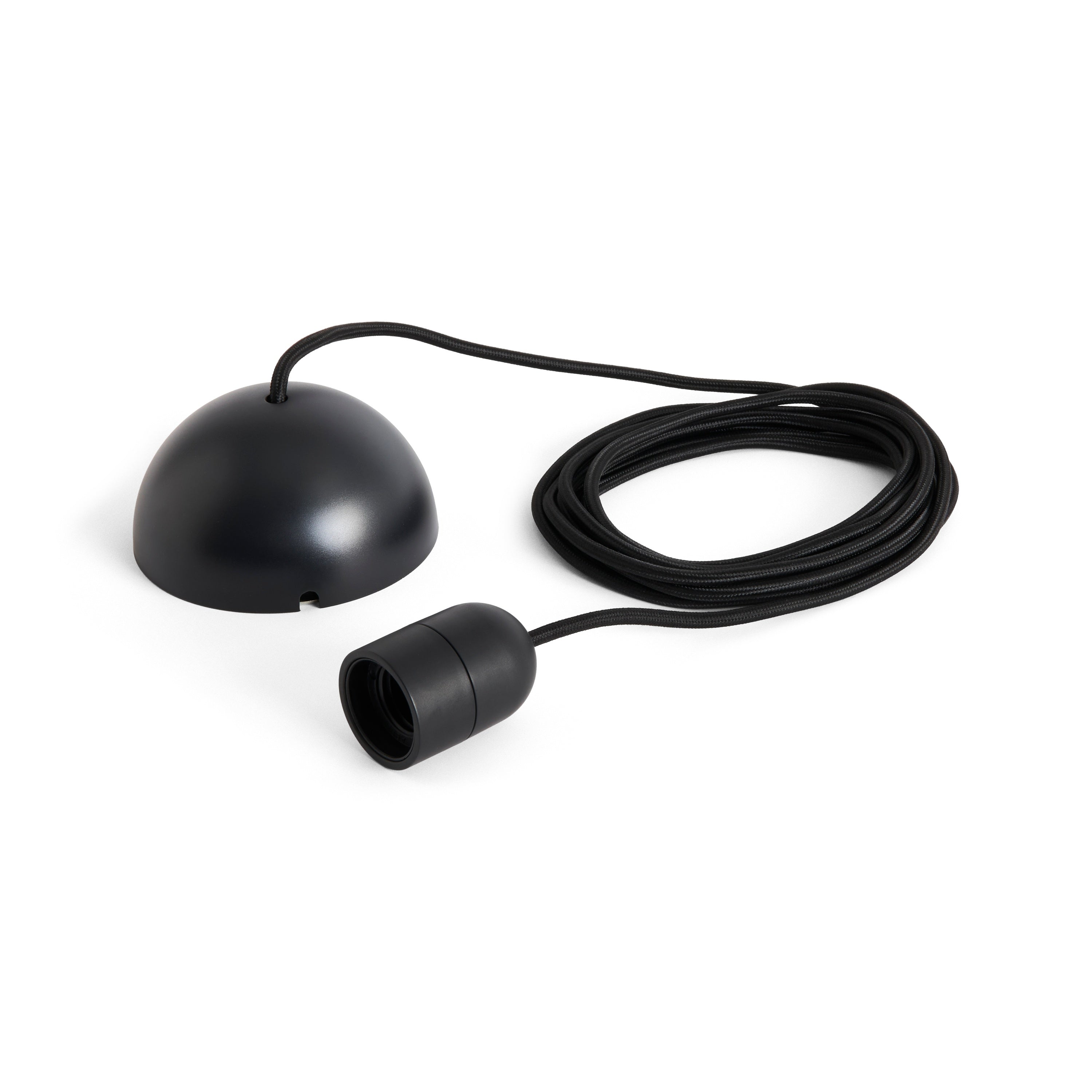 HAY Common Snoerpendel met Stekker - Soft Black