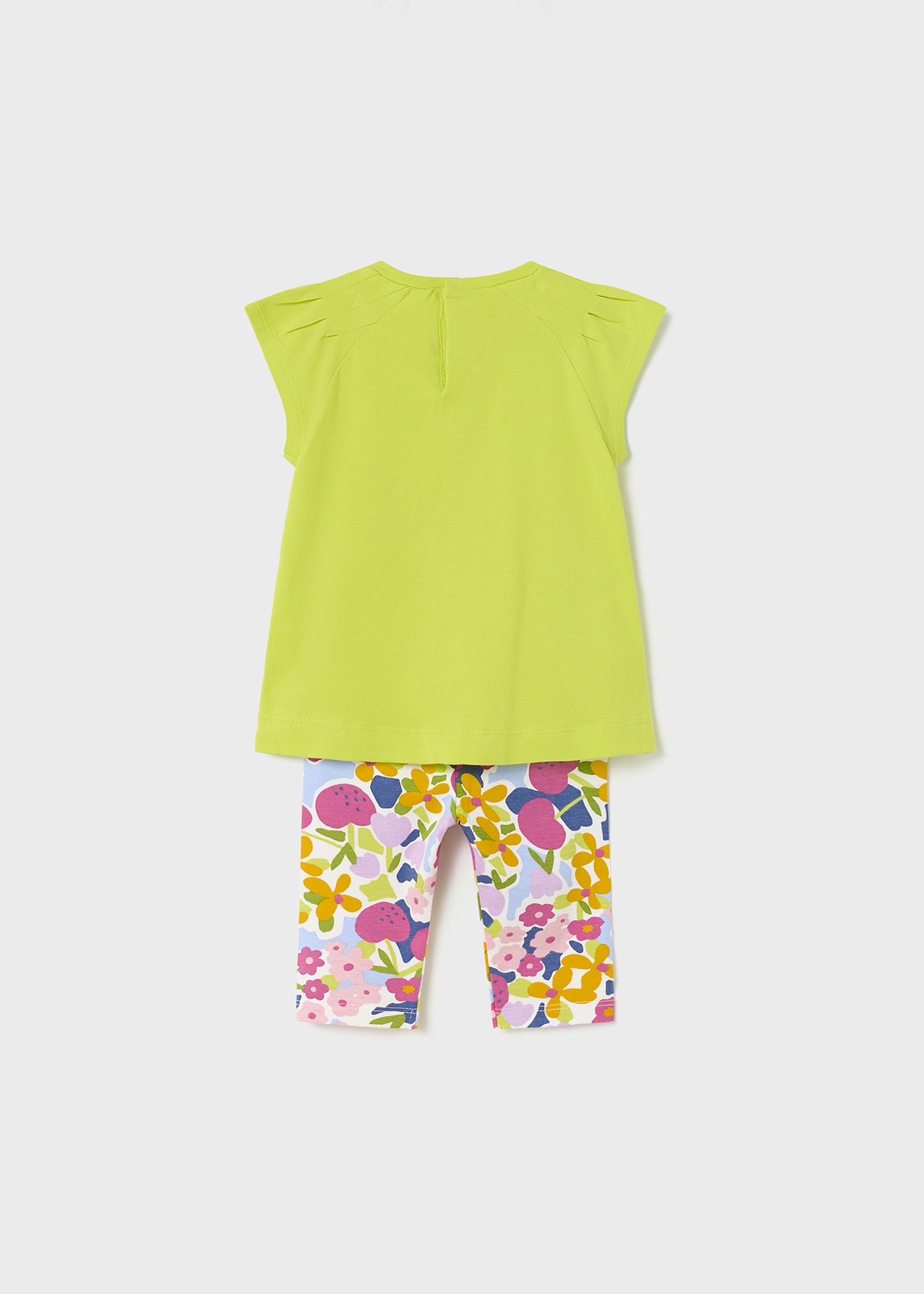 Conjunto de 2 peças em algodão sustentável estampado para bebê