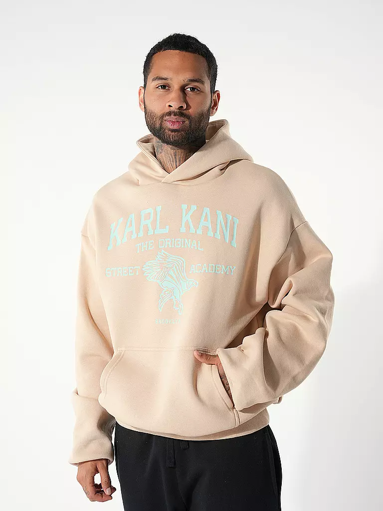 KARL KANI Kapuzensweater - Hoodie beige