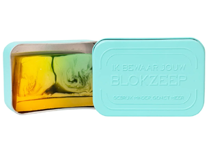 blokzeep Zeepblikje Aluminium –voor Body Blok/Scheer Blok 1ST