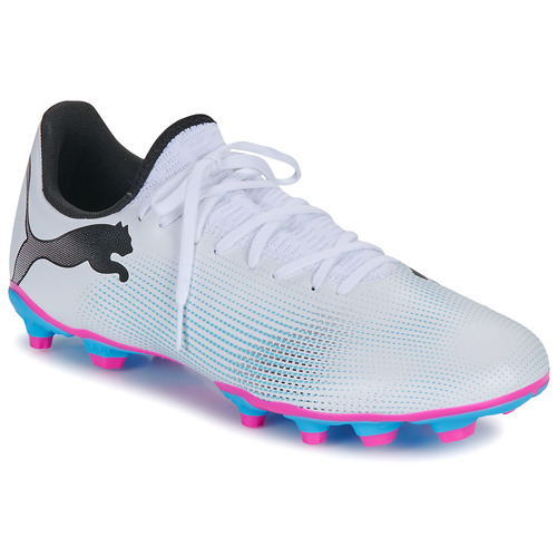 Puma - FUTURE 7 PLAY FG/AG - Blanc / Noir