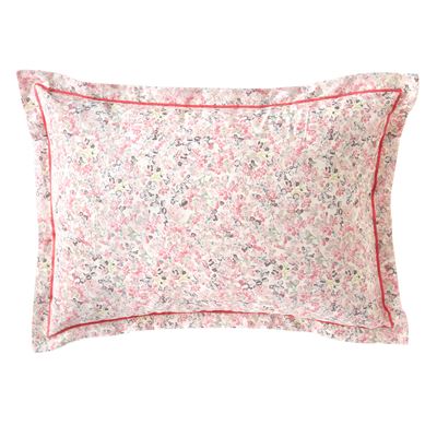 Linge de lit fleurs façon papier peint - BECQUET CRÉATION