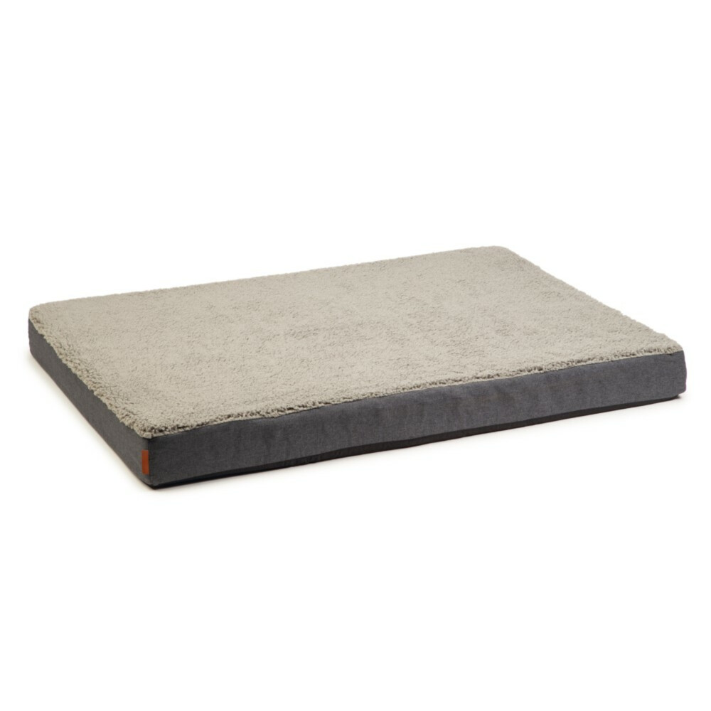 Beeztees Orthopedisch Ligkussen Zira Grijs120 x 80 cm