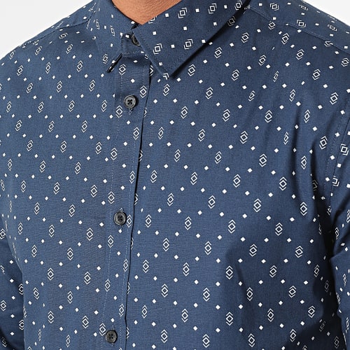 Chemise Manches Longues Andy Bleu Marine