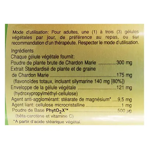 Solgar SFP Cardo Mariano 60 cápsulas vegetais