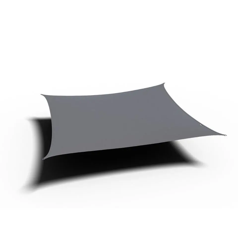 Platinum Dreamsail waterproof schaduwdoek vierkant 4x4 m - Grijs