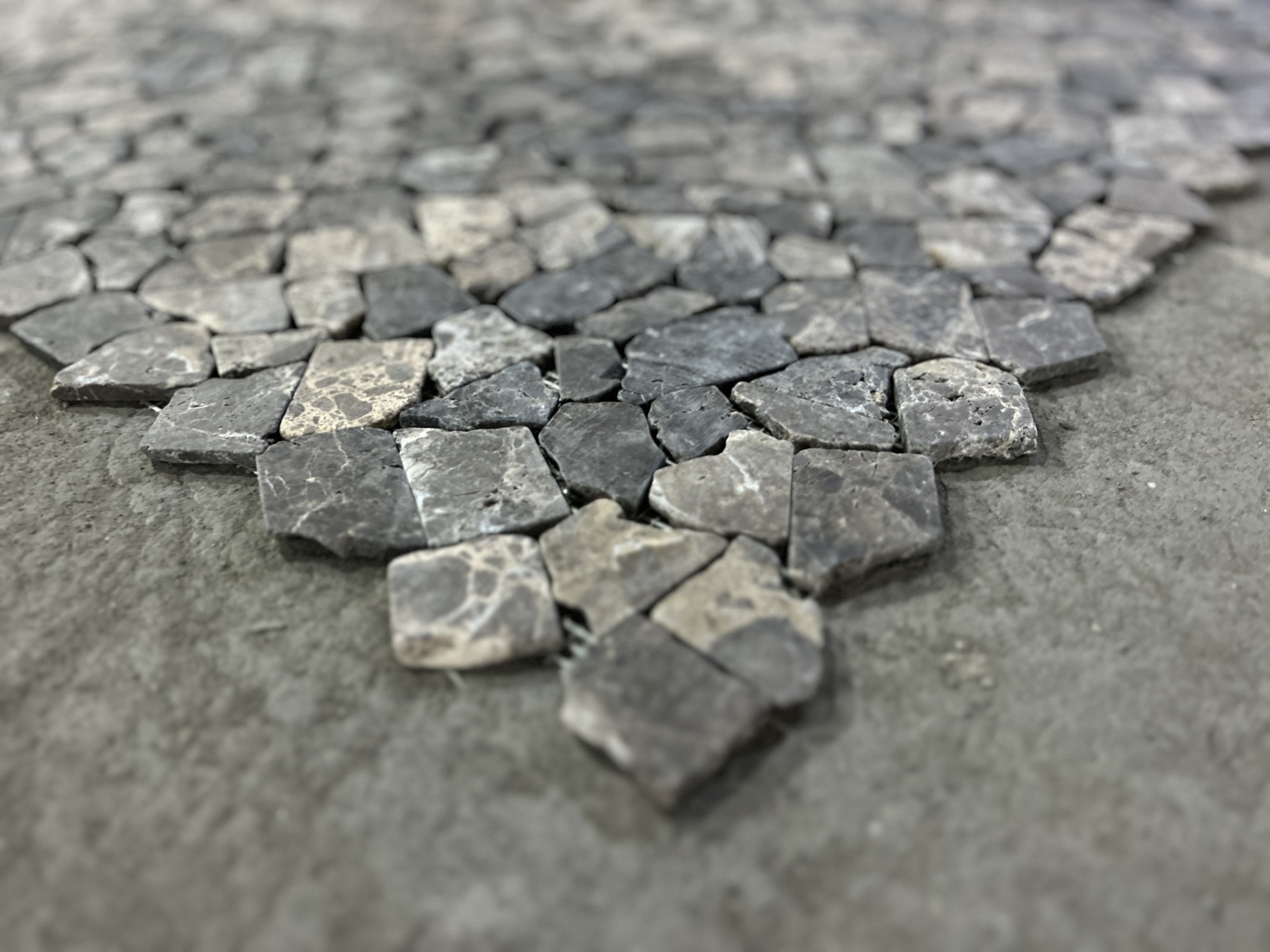 Naturstein Mosaik, dunkelgrau, 30,5 cm x 30,5 cm, 1 m² günstig bestellen