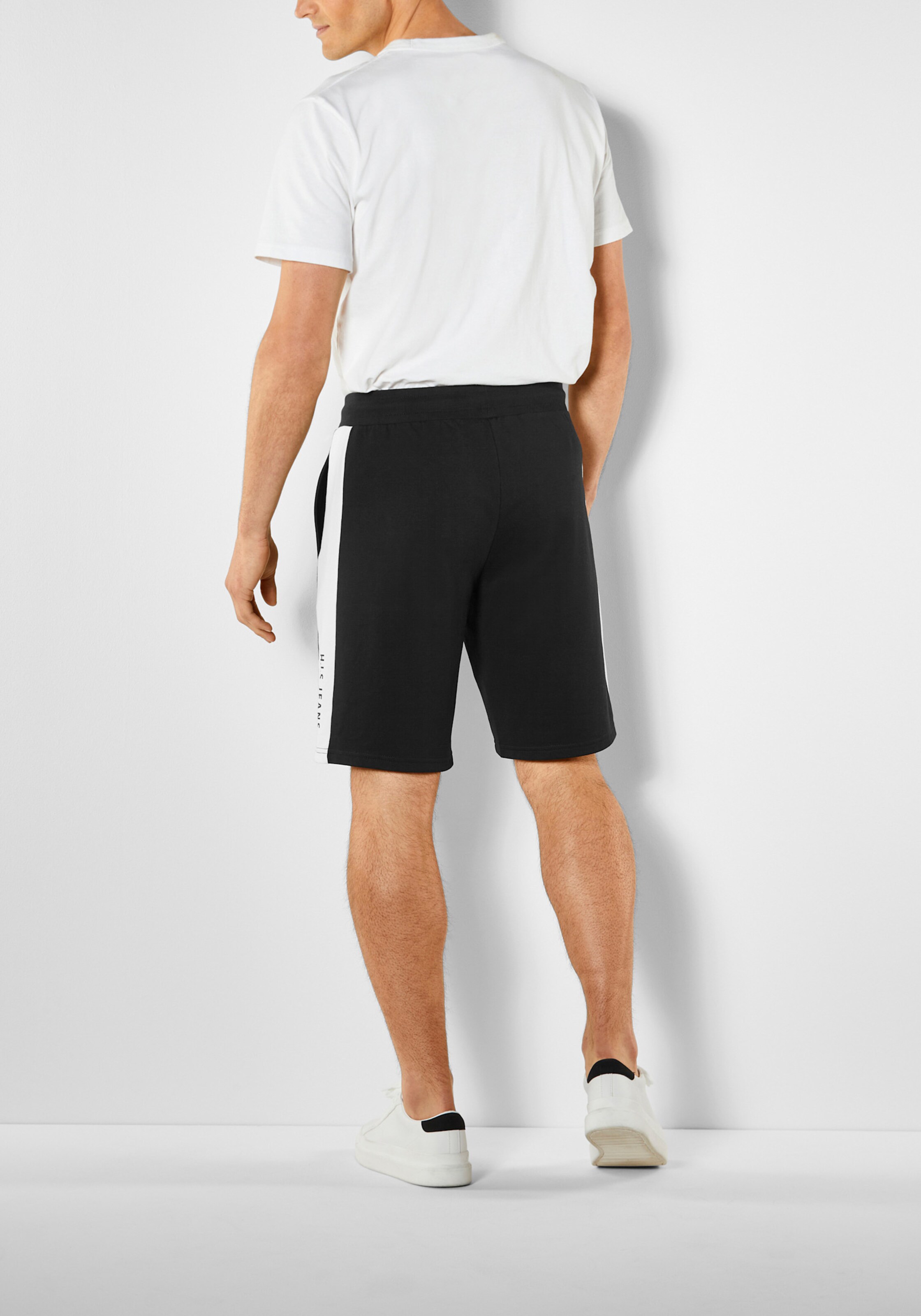 H.I.S Sweatshorts in schwarz