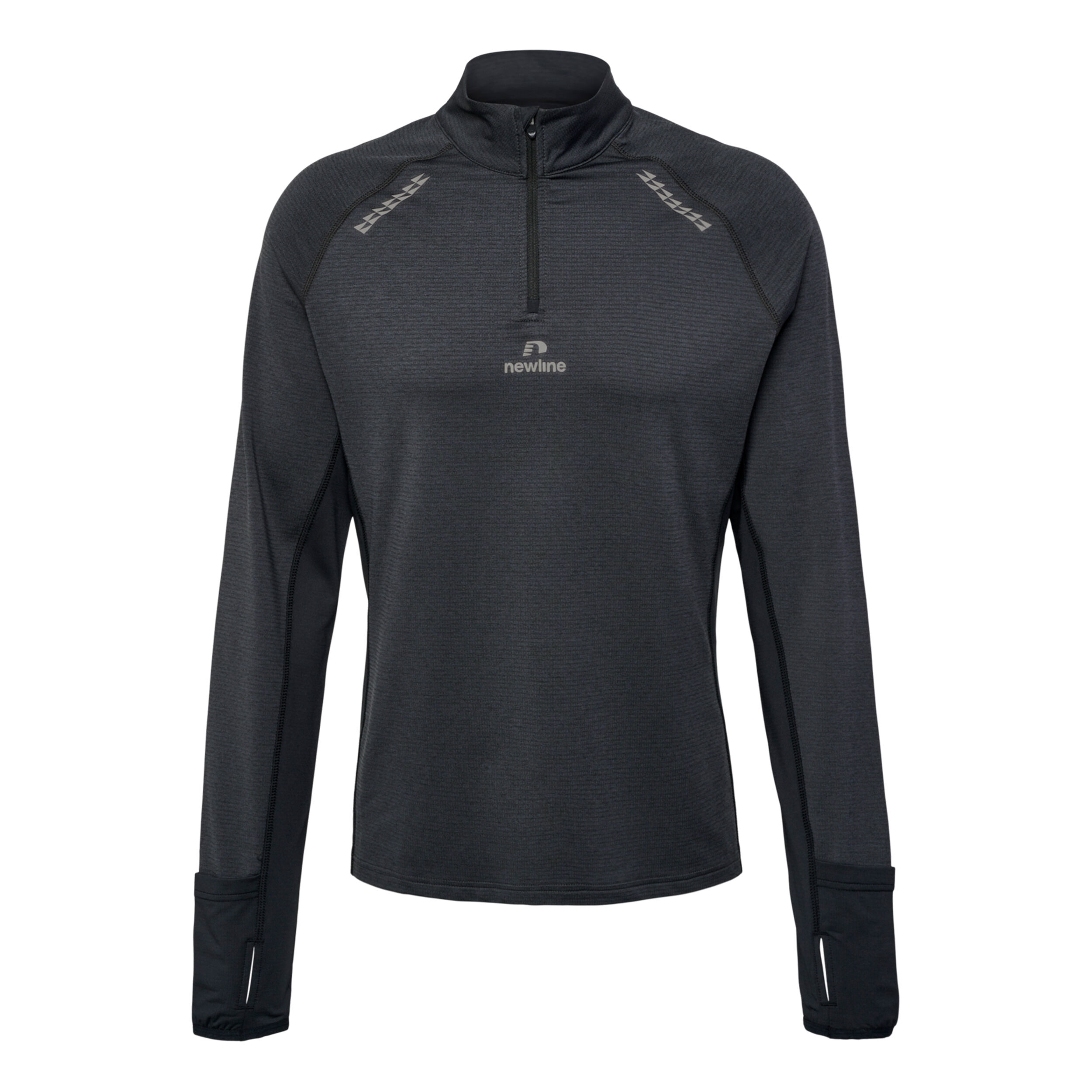 Newline Mesa Half-Zip Top De Course Hommes - Noir
